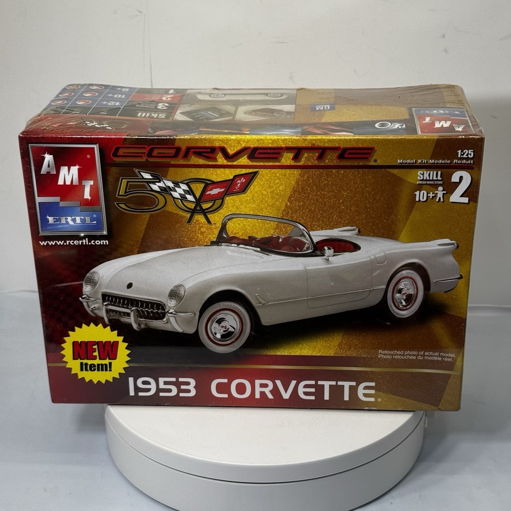 AMT '53 Corvette 50th Anniversary Collection 1/25 Scale Model Kit SEALED 31811